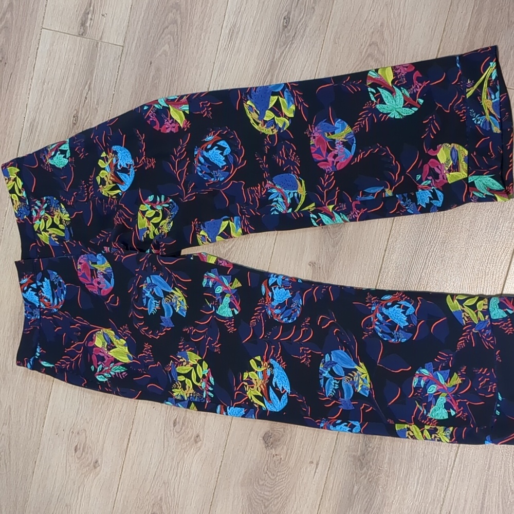 Marc Cain floral print lightweight pants Sz 8 - Picture 1 of 11